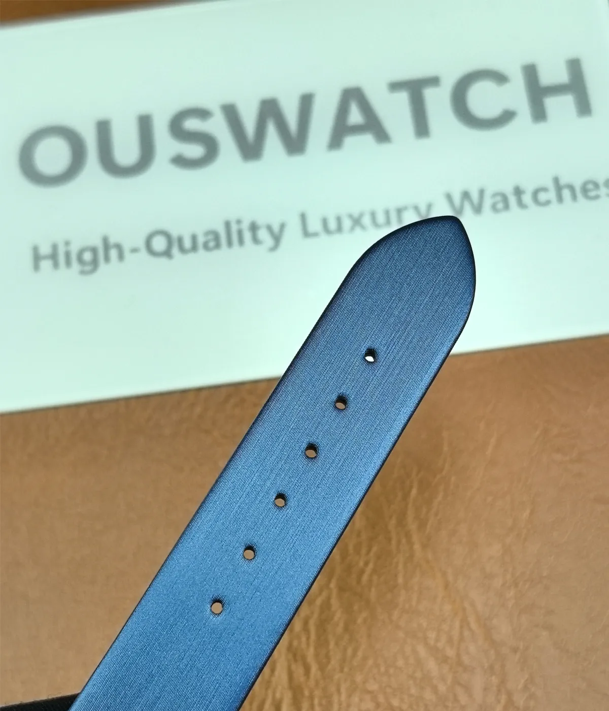 Close-up shot of the bracelet of the Patek Philippe Calatrava 4897G-001 33mm watch, showcasing the design.