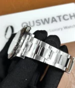 Full view of the bracelet on the Rolex 2025 Daytona Black on Black Ceramic Bezel 126500LN-0002 men's watch.