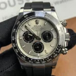 Rolex Ghost Oysterflex Daytona 126519ln 18K White Gold Silver Dial Men's Replica Watch