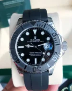 Rolex Yacht-Master M226659-0002 42MM Black Dial White Gold replica watch front view