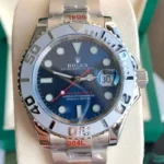 Rolex Yacht-Master 126622-0002 40MM Blue Dial replica watch main view, showcasing the stainless steel case and blue dial