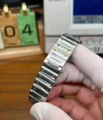 Cartier Santos W2SA0007 two-tone watch bracelet display