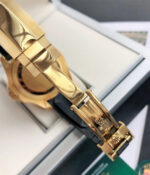 Clasp detail view of Rolex Yacht-Master M226658-0001 replica watch with rubber strap folding clasp